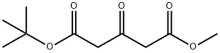 Pentanedioic acid, 3-oxo-, 1-(1,1-dimethylethyl) 5-methyl ester Structure