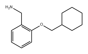 2-cyclohexylmethoxy-benZylamine Structure