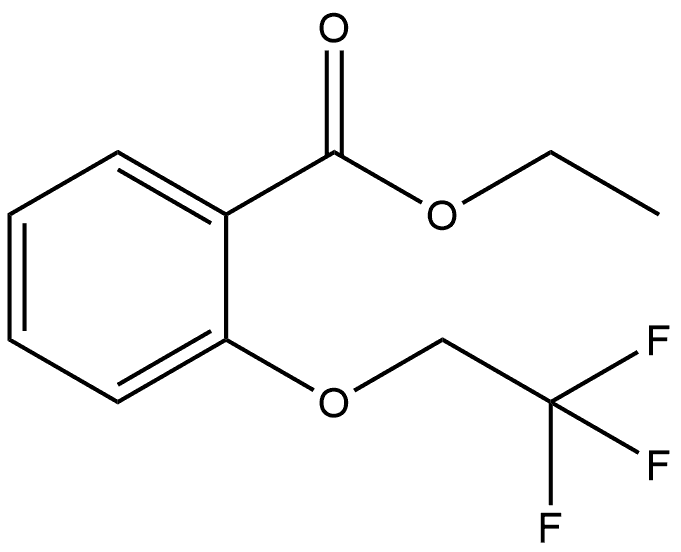 Ethyl 2-(2,2,2-trifluoroethoxy)benzoate Structure