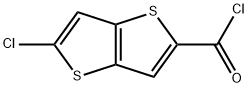 Thieno[3,2-b]thiophene-2-carbonyl chloride, 5-chloro- Structure