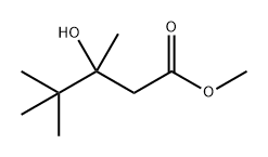 Pentanoic acid, 3-hydroxy-3,4,4-trimethyl-, methyl ester 구조식 이미지