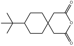 3-Oxaspiro[5.5]undecane-2,4-dione, 9-(1,1-dimethylethyl)- Structure