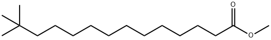 Tetradecanoic acid, 13,13-dimethyl-, methyl ester Structure