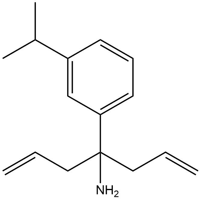 4-(3-isopropylphenyl)hepta-1,6-dien-4-amine Structure