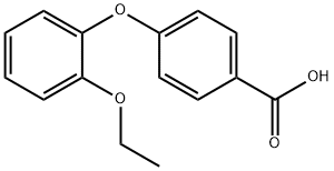 Benzoic acid, 4-(2-ethoxyphenoxy)- 구조식 이미지