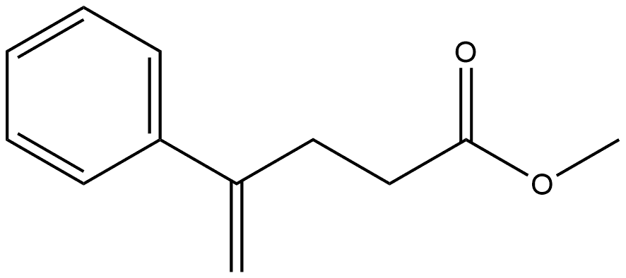 Benzenebutanoic acid, γ-methylene-, methyl ester Structure