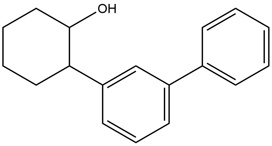 2-[1,1'-Biphenyl]-3-ylcyclohexanol Structure