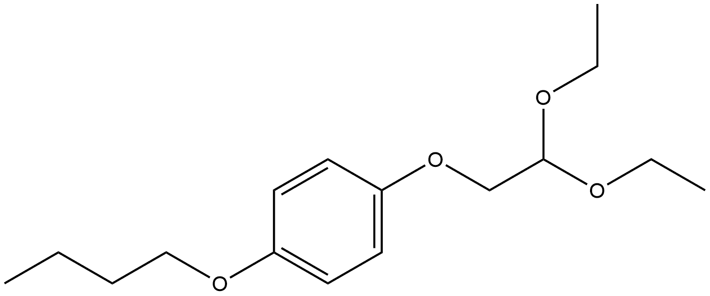 1-Butoxy-4-(2,2-diethoxyethoxy)benzene Structure