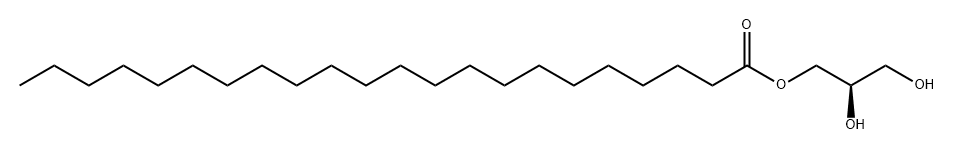 Docosanoic acid, 2,3-dihydroxypropyl ester, (R)- (9CI) Structure