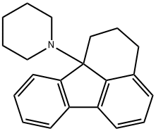 1-(5,6-dihydro-(4H)-fluoranthen-6a-yl)piperidine  Structure