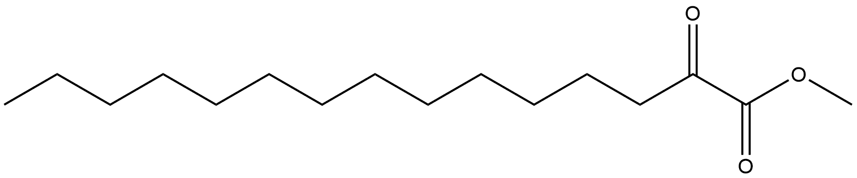 methyl 2-oxopentadecanoate Structure