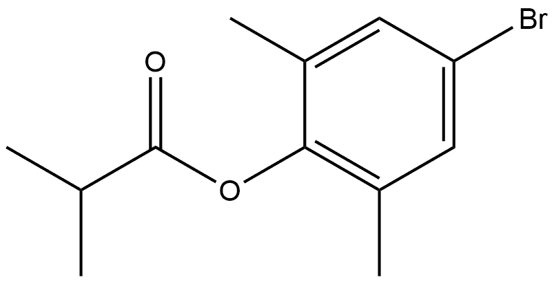 4-Bromo-2,6-dimethylphenyl 2-methylpropanoate Structure