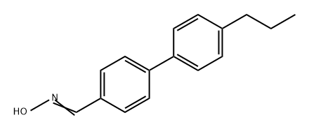 [1,1'-Biphenyl]-4-carboxaldehyde, 4'-propyl-, oxime 구조식 이미지