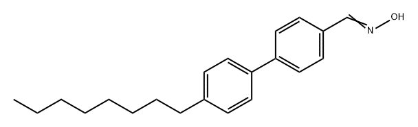 [1,1'-Biphenyl]-4-carboxaldehyde, 4'-octyl-, oxime Structure