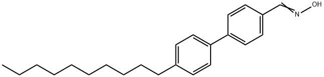 [1,1'-Biphenyl]-4-carboxaldehyde, 4'-decyl-, oxime Structure