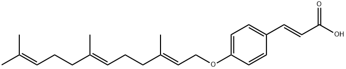 p-O-Farnesylcoumaric acid Structure