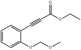 2-Propynoic acid, 3-[2-(methoxymethoxy)phenyl]-, ethyl ester Structure