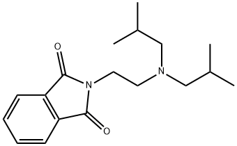1H-Isoindole-1,3(2H)-dione, 2-[2-[bis(2-methylpropyl)amino]ethyl]- Structure