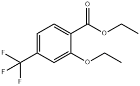 Benzoic acid, 2-ethoxy-4-(trifluoromethyl)-, ethyl ester Structure