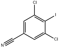 3,5-dichloro-4-iodobenzonitrile Structure
