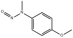 Benzenamine, 4-methoxy-N-methyl-N-nitroso- 구조식 이미지