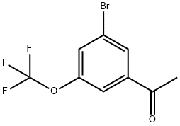 Ethanone, 1-[3-bromo-5-(trifluoromethoxy)phenyl]- Structure