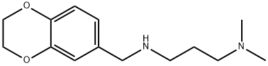 1,?3-?Propanediamine, N3-?[(2,?3-?dihydro-?1,?4-?benzodioxin-?6-?yl)?methyl]?-?N1,?N1-?dimethyl- 구조식 이미지