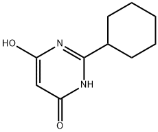 4(3H)-Pyrimidinone, 2-cyclohexyl-6-hydroxy- Structure