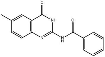 N-(6-Methyl-4-oxo-1,4-dihydroquinazolin-2-yl)benzamide Structure