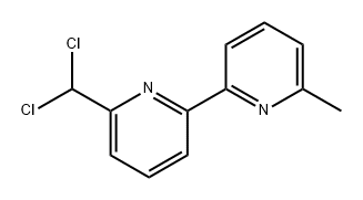 2,2'-Bipyridine, 6-(dichloromethyl)-6'-methyl- Structure