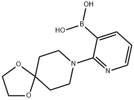 2-(1,4-Dioxa-8-azaspiro[4.5]decan-8-yl)pyridin-3-ylboronic acid Structure