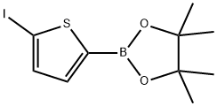 1,3,2-Dioxaborolane, 2-(5-iodo-2-thienyl)-4,4,5,5-tetramethyl- Structure