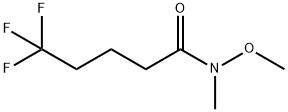 Pentanamide, 5,5,5-trifluoro-N-methoxy-N-methyl- Structure