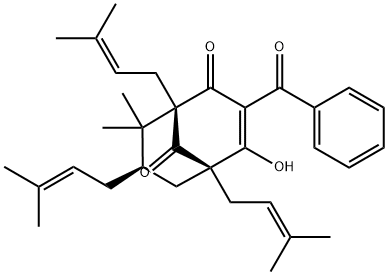 (+)-Clusianone Structure