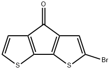 4H-Cyclopenta[2,1-b:3,4-b']dithiophen-4-one, 2-bromo- 구조식 이미지