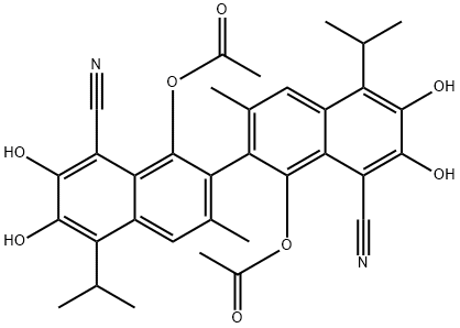 gossylic nitrile-1,1'-diacetate Structure