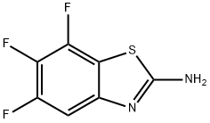 2-Benzothiazolamine, 5,6,7-trifluoro- Structure