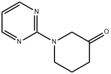 3-Piperidinone, 1-(2-pyrimidinyl)- Structure