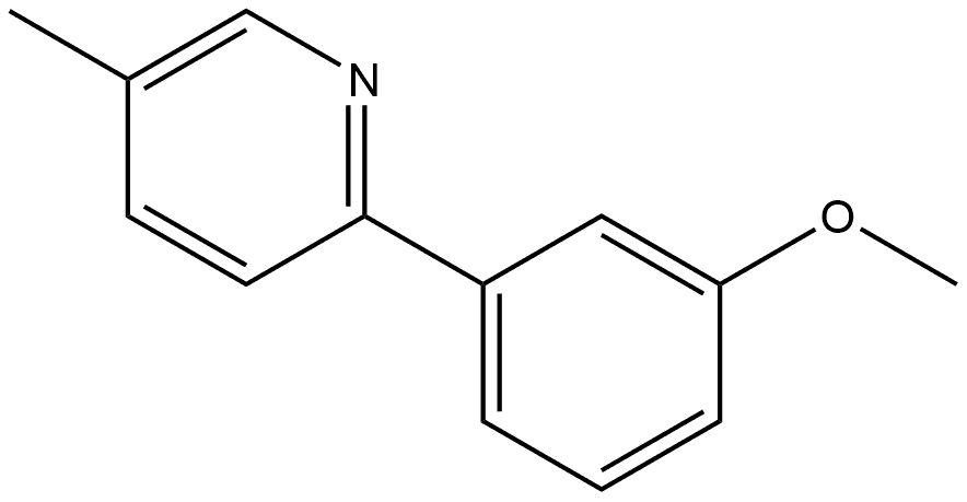 2-(3-Methoxyphenyl)-5-methylpyridine Structure