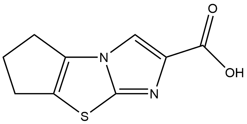 6,7-dihydro-5H-cyclopenta[d]imidazo[2,1-b]thiazole-2-carboxylic acid Structure