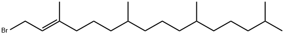 2-Hexadecene, 1-bromo-3,7,11,15-tetramethyl-, (2E)- Structure