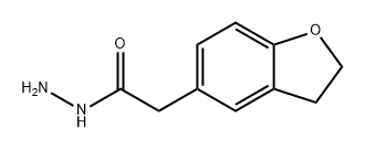 5-Benzofuranacetic acid, 2,3-dihydro-, hydrazide Structure