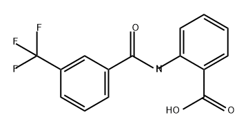 Benzoic acid, 2-[[3-(trifluoromethyl)benzoyl]amino]- Structure