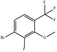 1-Bromo-2-fluoro-3-methoxy-4-(trifluoromethyl)benzene Structure