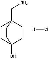 Bicyclo[2.2.2]octan-1-ol, 4-(aminomethyl)-, hydrochloride (1:1) Structure