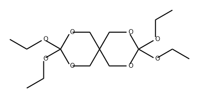 2,4,8,10-Tetraoxaspiro[5.5]undecane, 3,3,9,9-tetraethoxy- Structure