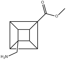 methyl 4-(aminomethyl)cubane-1-carboxylate Structure