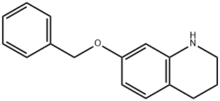 7-(Benzyloxy)-1,2,3,4-tetrahydroquinoline 구조식 이미지