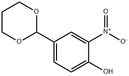 4-(1,3-dioxan-2-yl)-2-nitrophenol 구조식 이미지