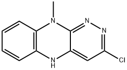 3-chloro-5,10-dihydro-10-methyl-Pyridazino[3,4-b]quinoxaline Structure